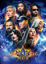 2025 Topps Now WWE Crown Jewel Perth Poster Card CRJP