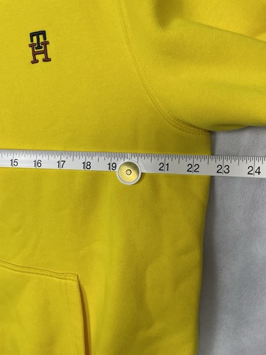 Tommy Hilfiger Men's Fleece Monogram Hoodie Yellow Size M *New With Tag* - Picture 6 of 7
