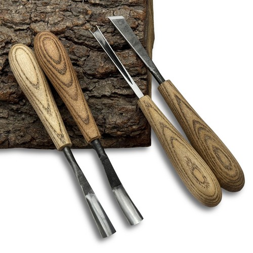 Wood Carving Tools – 52100 Steel Blades, Ash Handles, Precision Carving Tools. - Picture 5 of 11