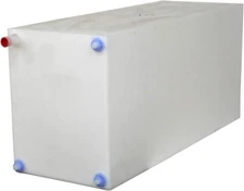 30 Gallon RV Fresh/Gray Water Tank 34" x 18" x 12" - BPA Free 30 Gallon, Gray 