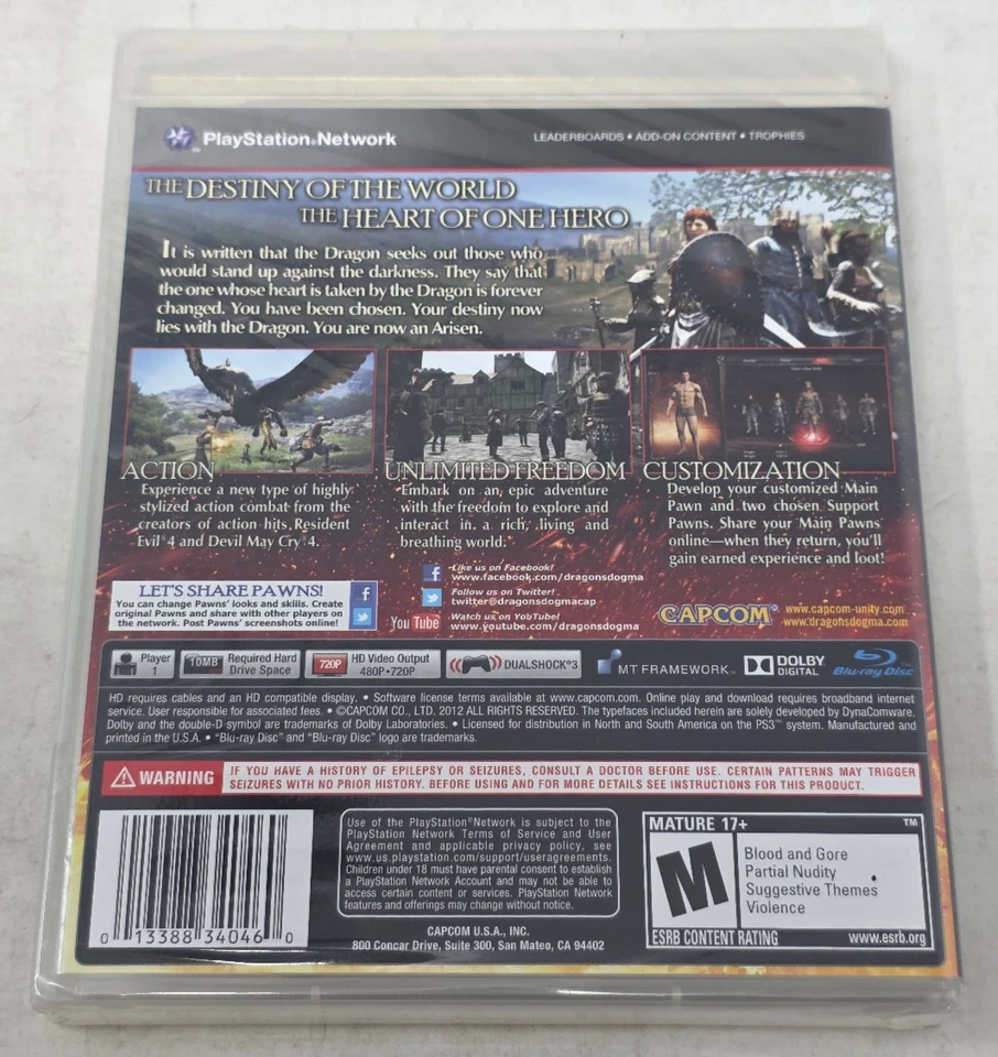 PS3 Dragon's Dogma *NEW*F/S* - Image 3 of 4
