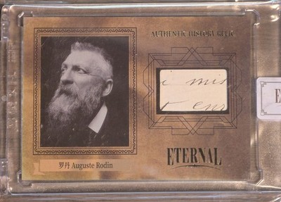 2024 Eternal Cuts Authentic History Relic Auguste Rodin Gold 10/10 = 1/1