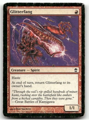 Glitterfang #100 (Damaged) Saviors of Kamigawa SOK Magic MTG