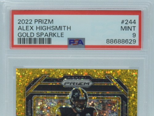 2022 Alex Highsmith Panini Prizm #244 Gold Sparkle Prizm /24 SSP PSA 9 Mint - Picture 3 of 4