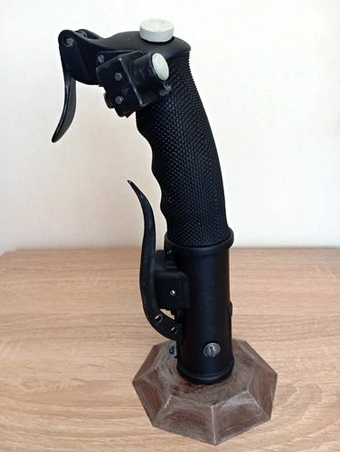 Soviet postwar jet fighter MIG 15 control grip, stick - 1:1 scale plastic model