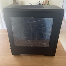 CiT Dark Soul Mid Tower Black PC Case with 2 Fans