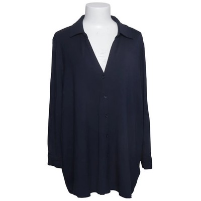 Tchibo, Bluse, Größe: 52/54, Blau, Elasthan/Viskose, Einfarbig, Damen #feo