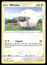 Wooloo (152) Normal Common SWSH01: Sword & Shield Base Set 152/202 NM