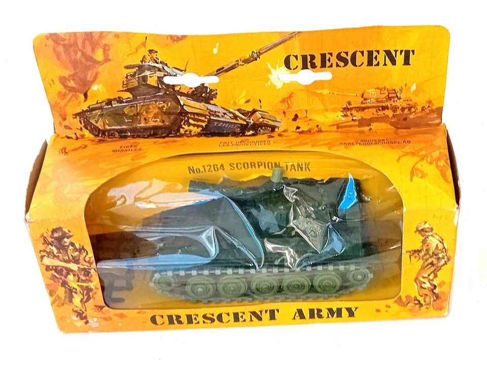 Crescent Toys SCORPION RECOGNISANCE TANK 1:32 Scale Vintage Diecast No.1264 - Image 2 of 4