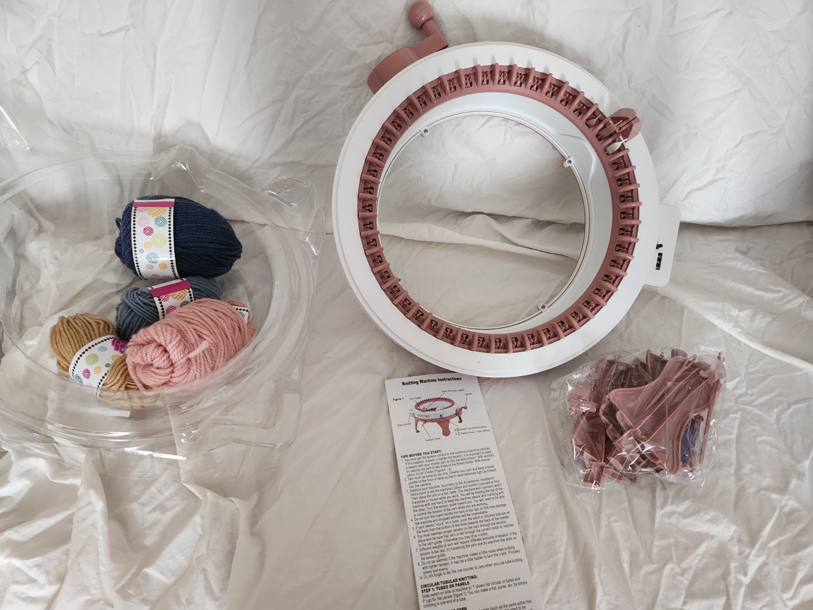 Sentro 48 Pins Knitting Machine, circular Knitting Machine w/ Row Counter