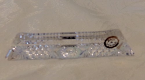 Set of 4 Hungarian Made in Hungary Fancy Cut Crystal Knife Rests EUC! - Picture 2 of 3