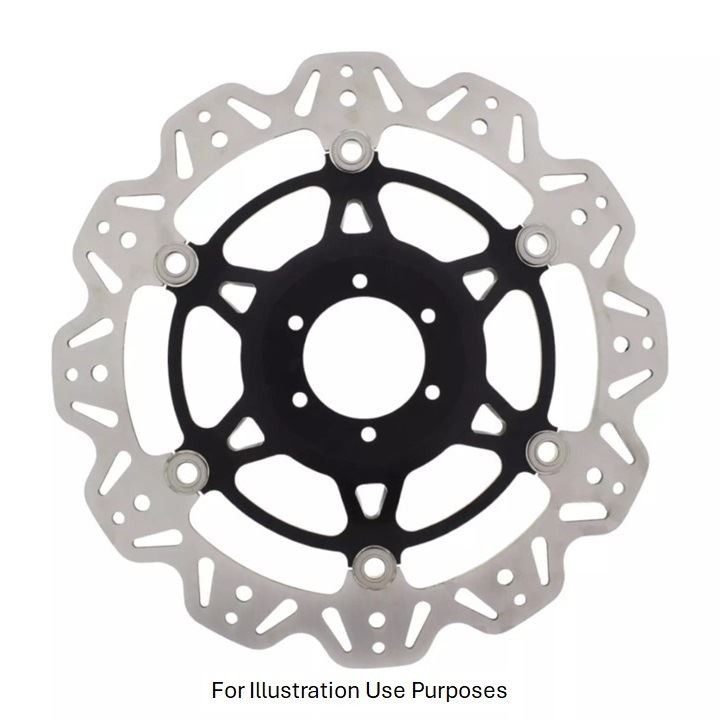 EBC Floating Vee Rotor Front Black Hub - VR1120BLK