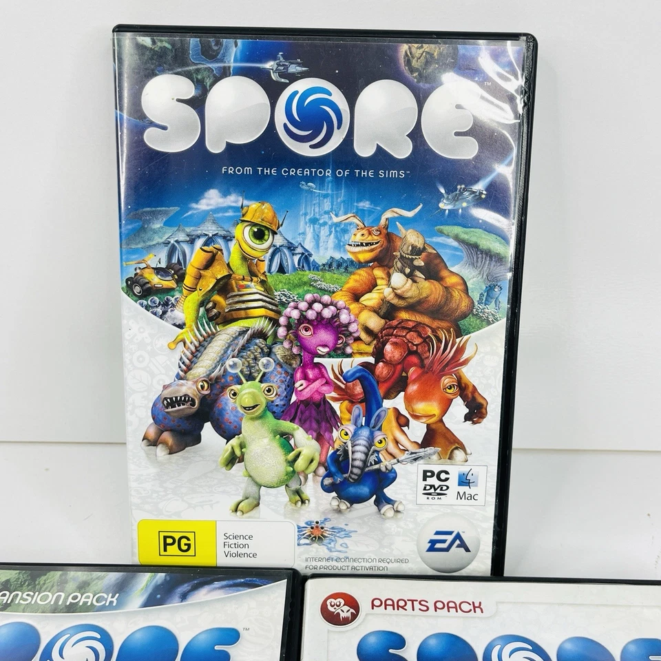 Spore PC Game Bundle w/ Galactic Adventures & Creepy & Cute Expansions (3x EA) - Image 2 of 4