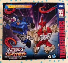 Transformers Legacy United Doom 'N Destruction Breakdown and Windsweeper NEW AN