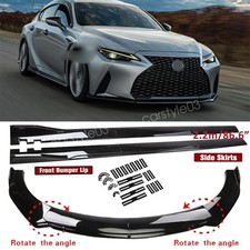 For Lexus Is300 Is350 2021-2025 Front Bumper Lip Splitter Body Kit Side Skirts