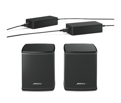 Bose Surround Speakers Schwarz SEHR GUT Wireless Rear Speaker Händler Gewährl.