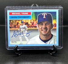 MICHAEL YOUNG 2025 Topps Archives Fan Favorites Blue Foil Auto /25 - PACK FRESH!
