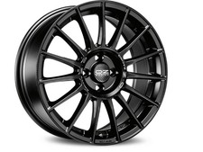 Cerchio in Lega OZ Superturismo LM 8,5x19 ET30 5x112 Matt Black Silver Lettering