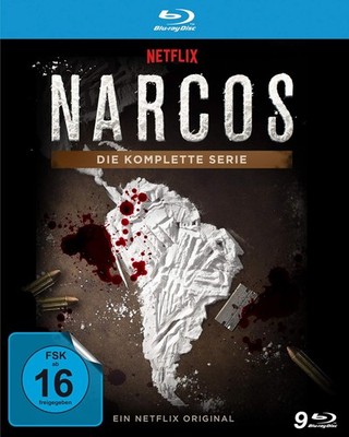 NARCOS - Die komplette Serie (Staffel 1 - 3) [Blu-ray] TV-Serie Thriller & Krimi