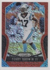 2019 Panini Prizm Rookies Red Shimmer Prizm 12/15 Terry Godwin II #393 jn1