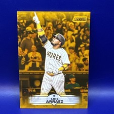 Luis Arraez 2025 Topps Stadium Club Gold Foil #23/50 Padres Giants 