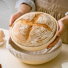 Bread Proofing Basket 9" round, 10" oval Banneton Sourdough Proving Tool 2-3DAY