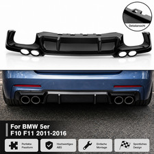 F�r BMW F10 F11 M5 Heckdiffusor Diffusor Schwarz Glanz 11-16 Hecksch�rze