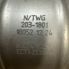Catalytic Converter Flanged Inlet Outlet