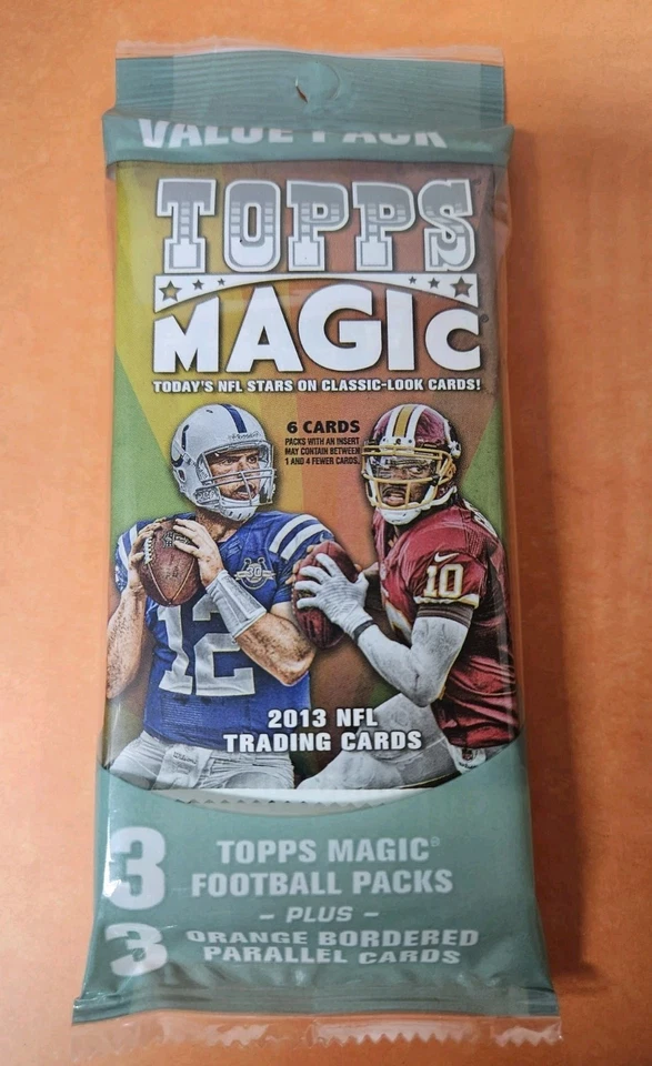 New 2013 Topps Magic NFL Value Pack Plus 3 Orange Bordered Parallel Cards - Image 2 of 4