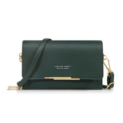 Womens Wallet Korean-style Large-capacity Shoulder Bag Multi-functional Double-l