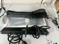 Lot of 2 APC AP9563 1U Rack-Mount Power Distribution Unit PDU 10-Outlets