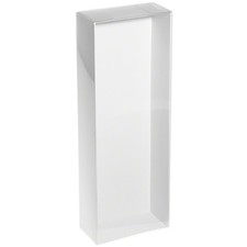 Redoll Clear Folding Box w/ Liners  White Elastic, 12-13" Dolls 5" x 2.5" x 14"