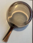 Vision  Corning Ware  Amber 6" 0.5L Pyrex Glass Sauce Pan Vintage (DD100)
