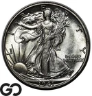 1941-S Walking Liberty Half Dollar, Swirling Luster, Choice BU++
