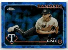 Jon Gray 2024 Topps Chrome Sapphire Texas Rangers #16