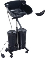Electric Portable Shampoo Bowl Hair Washing Station, Hair Washing Tray for Sink