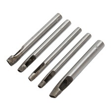 1-Leather Hole Punch Hollow Hole Punch Set Oval Shape 5pcs For Soft Plastics For