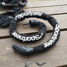 Heavy Duty 5-Digit Keyless Bike Lock Chain 3.2ft/3.6ft/4ft Anti-Theft Alloy S...