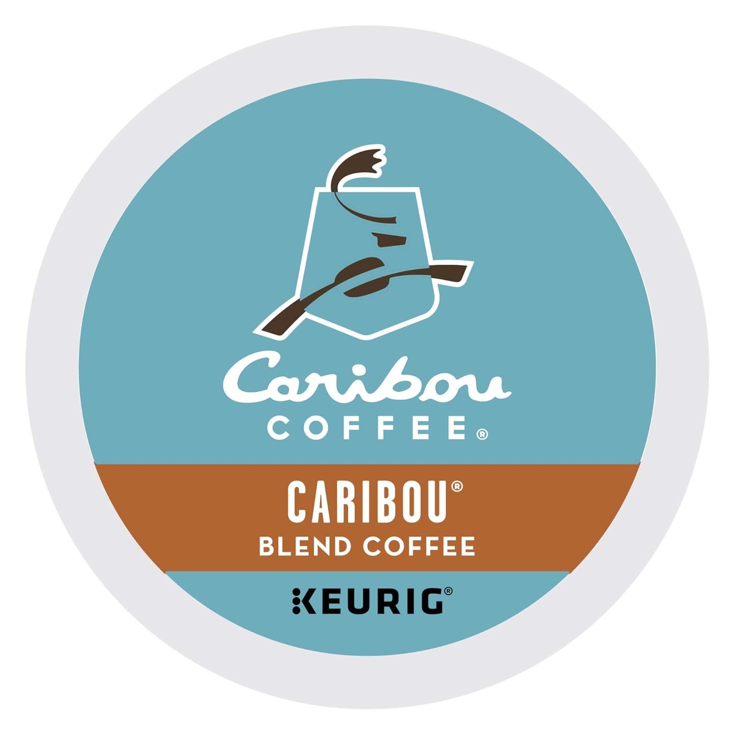 24 Count Pack of Rich Caribou Medium Roast K-Cup Pods - Perfect for Any Time