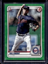Chris Vallimont 2020 Bowman #BP-78 Green /99