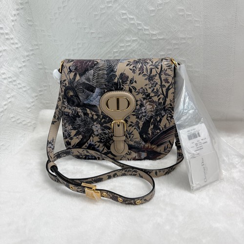 Christian Dior Bobby Beige Floral Print Dyj0026@pre-verified by eBay 26.09.17