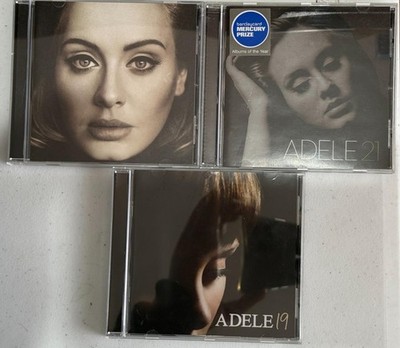 Adele 3 x CD Album Bundle 19, 21, & 25 - Excellent Condition