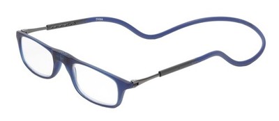 Calabria SP03 Snap Magnetic Reading Glasses Blue Light Blocking +0.50 Crystal Ad