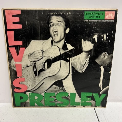 Elvis Presley Self Titled 1956 1st Album Mono, RCA Victor LPM-1254 Rockabilly