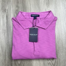 Peter Millar Crown Crafted Journeyman Short Sleeve Polo Mens Size XL