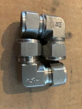 Set of 2 pcs  TYLOK 3/4" Tube x 3/4" ELBOW STAINLESS S STEEL Fitting  fast ship