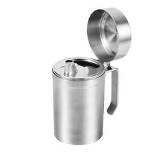 TILZIKA 550ML Stainless Steel Olive Oil Dispenser Bottle, 18.6 Ounces 