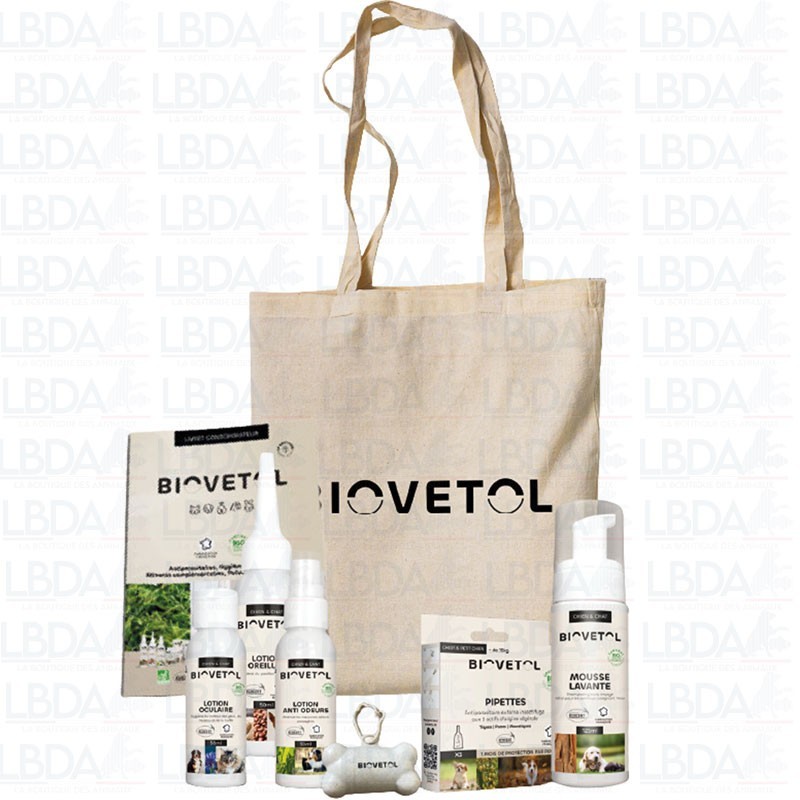 Kit Spécial Chiot BIOVETOL les soins indispensables pour ses premiers mois à la maison
