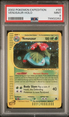 Venusaur graded PSA 9 for sale on eBay