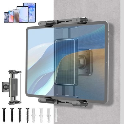 Universal Wall Tablet Phone Holder Mount for 4.7-12.9'' iPad Pro iPhone Samsung